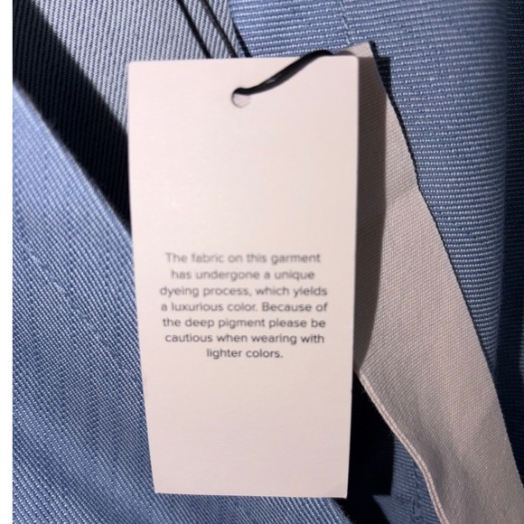 Cinq à Sept McKenna Twist Front Denim Dress Maritime Blue Size 14 NWT - Picture 7 of 12